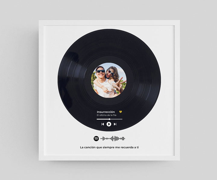 Disco vinilo codigo spotify