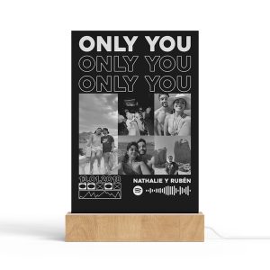 Lampara Only You personalizada con Fotos