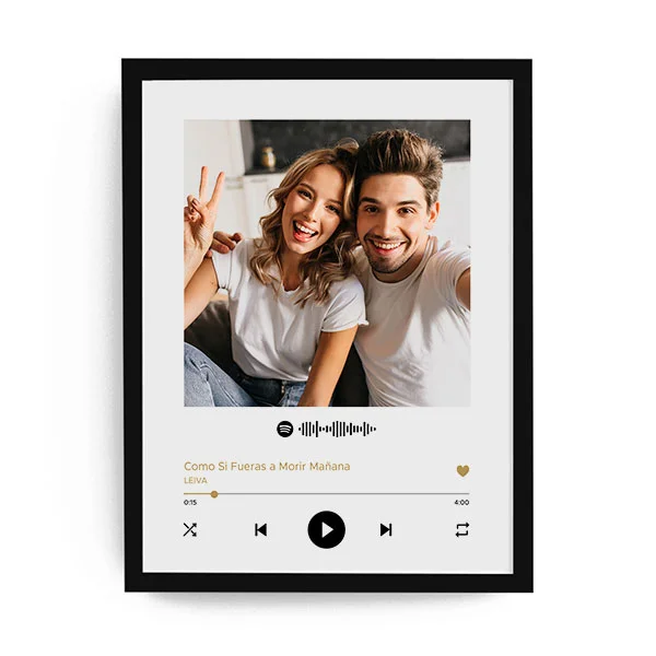 Cuadro Spotify Decorativo Regalo Personalizado